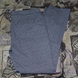 Mario Serrani Elegant Black and Gray Pants Size 6